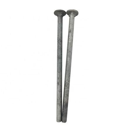 Rozsdamentes acél DIN 603 gombafejű négyzet alakú nyakcsavarok (szállítócsavarok)