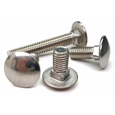 DIN 603 rozsdamentes acél gomba kerek fejű négyzet alakú nyaktartó csavar
